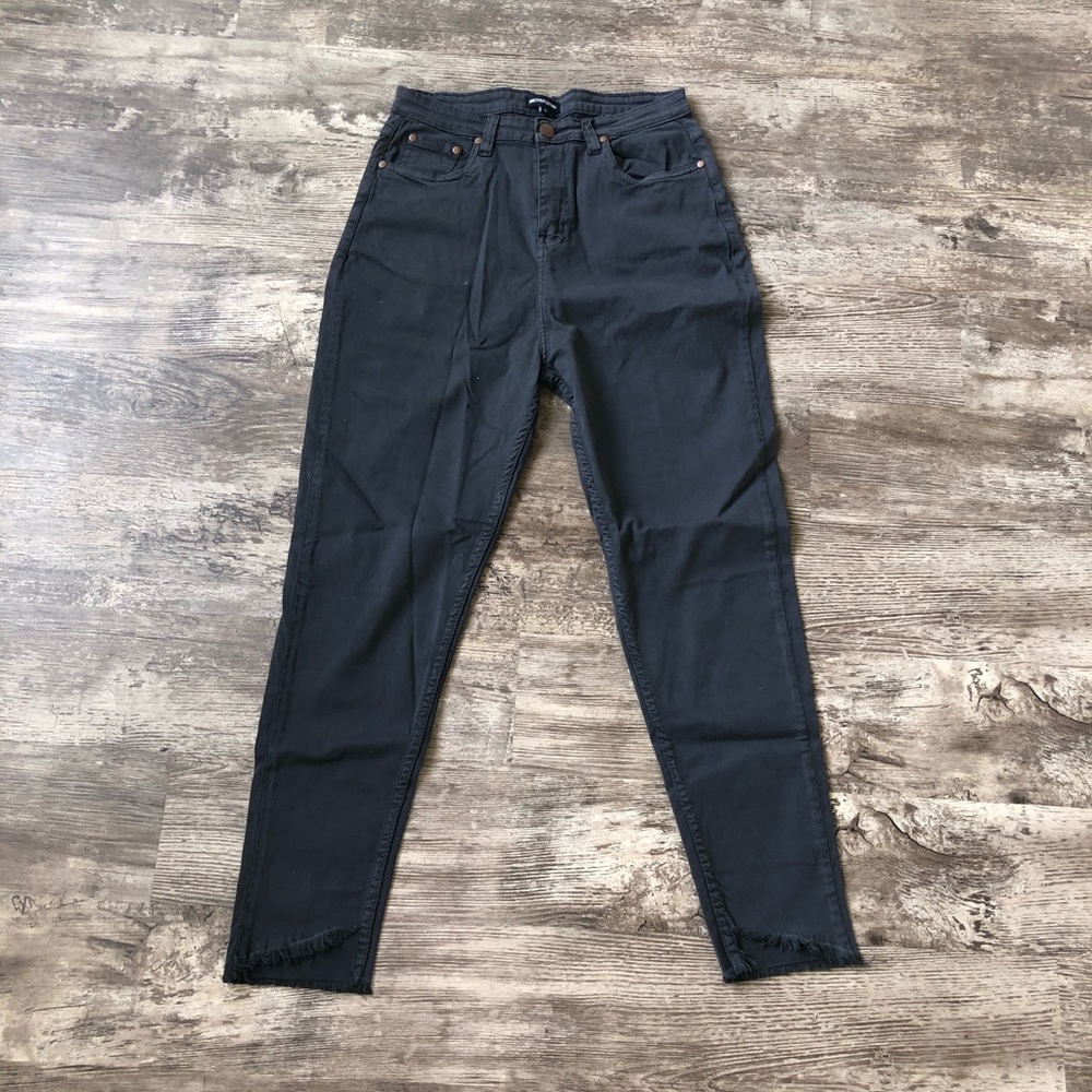 PrettyLittleThing Gray Jeans Size 12